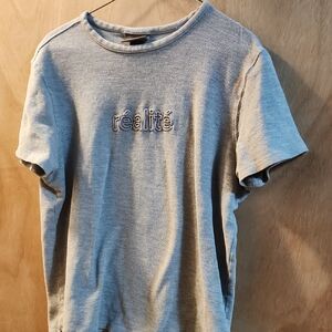 H&M Light Gray Short Sleeve Tee